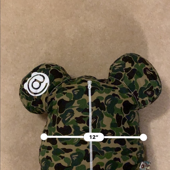 Bape / A Bathing Ape Green ABC Camo Medicom Pillow - Picture 5 of 5